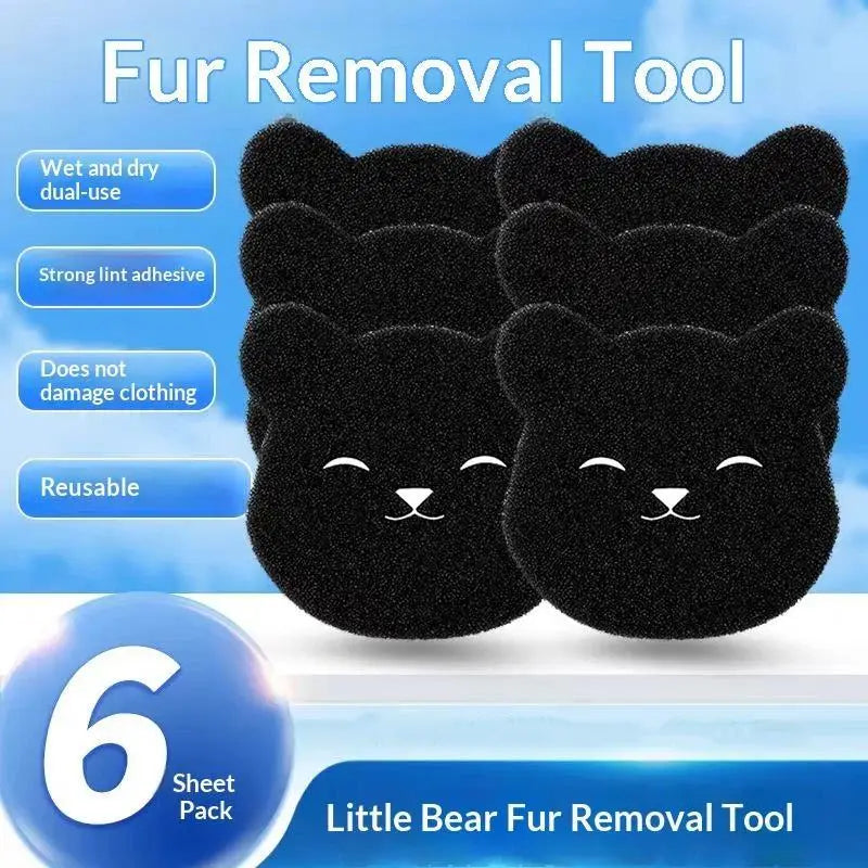 8-Pack Bear Laundry Lint Remover Sponge – Pet Hair Catcher Laundry Lint Remover SPOT