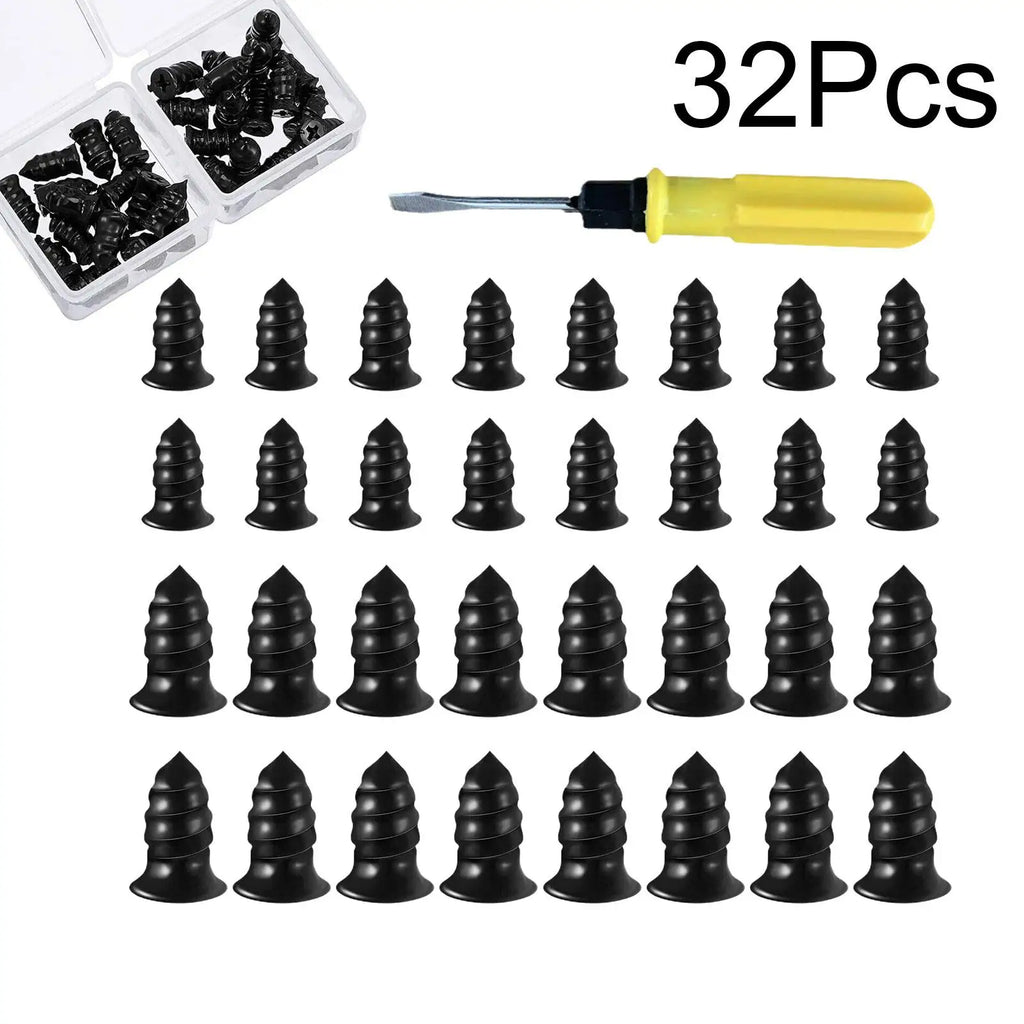 32-Pc Tubeless Tire Repair Rubber Nail Kit – Car & Motorcycle Tire Repair Kit SPOT 32pcs