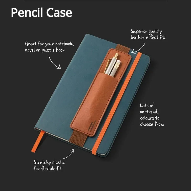 PU Leather Elastic Pen Loop Holder – Detachable Notebook Sleeve Pen Loop Holder SPOT
