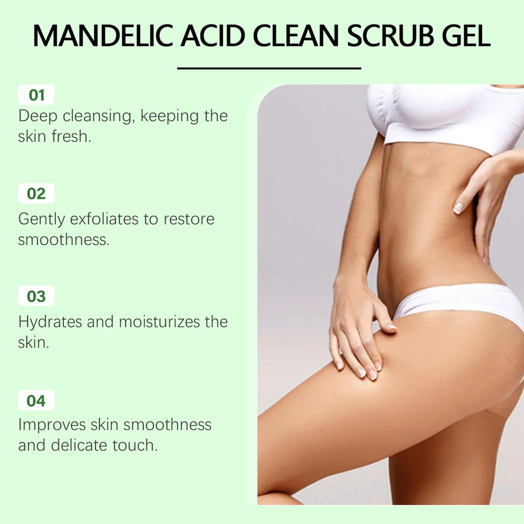 Hoygi Mandelic Acid Body Scrub Gel – Exfoliate & Smooth Skin Body Exfoliating Scrub SPOT
