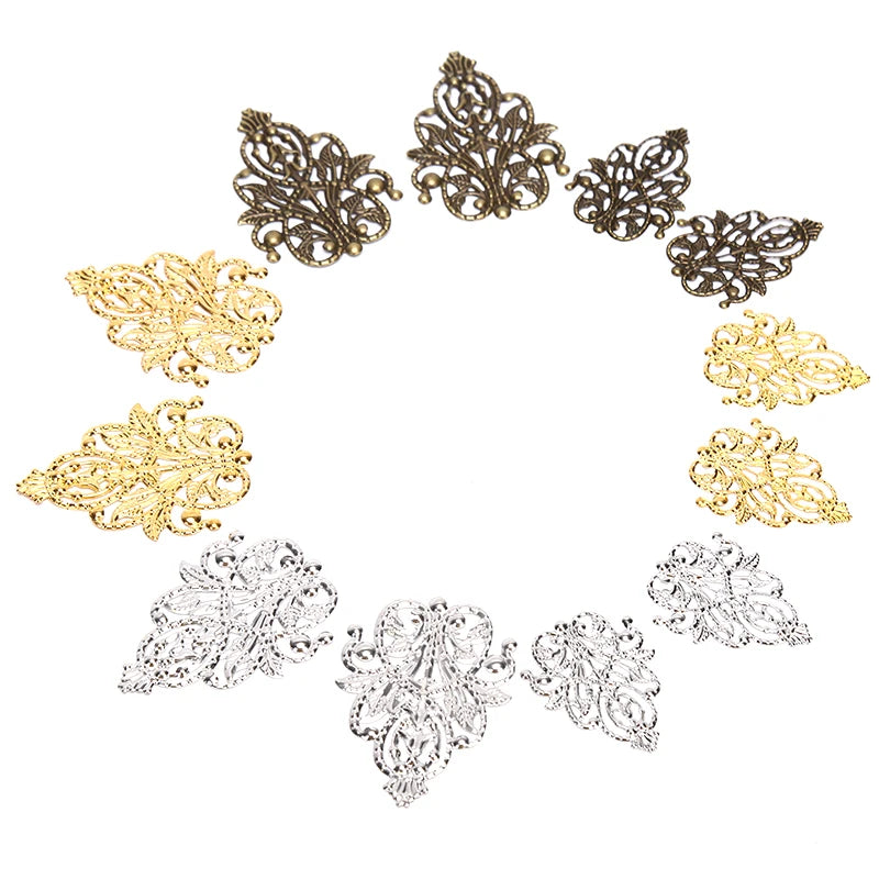 20-Pc Mix Filigree Hollow DIY Jewelry Findings & Embellishments Jewelry Findings Set SPOT