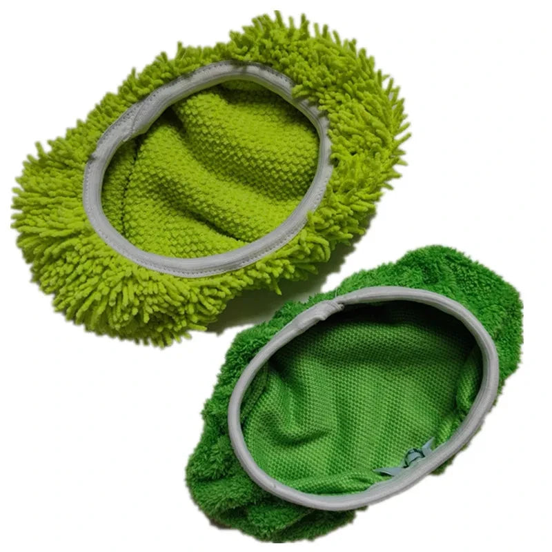 Reusable Flat Mop Replacement Pads – Microfiber & Coral Fleece Mop Replacement Pads SPOT