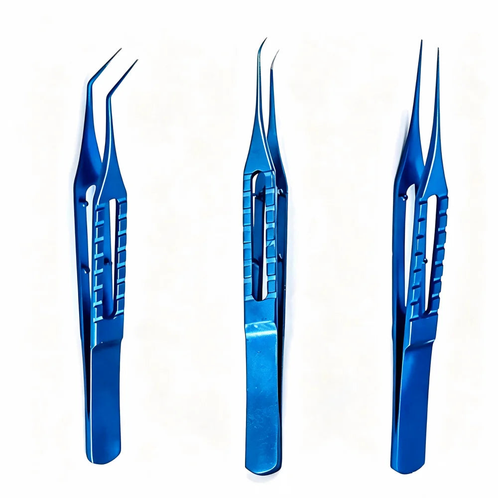 Titanium FUE Hair Transplant Forceps – Straight & Angled 6/8mm Hair Transplant Forceps SPOT