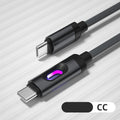 240W USB-C to USB-C Fast Charging Braided Cable | PD Quick Charge USB-C Charging Cable SPOT GYC 1m