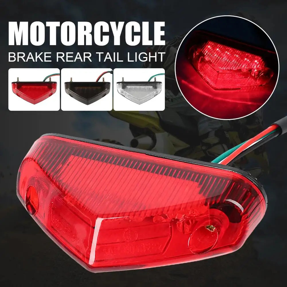 Universal 12V Motorcycle LED Tail Light – Brake & License Plate Motorcycle Tail Light SPOT