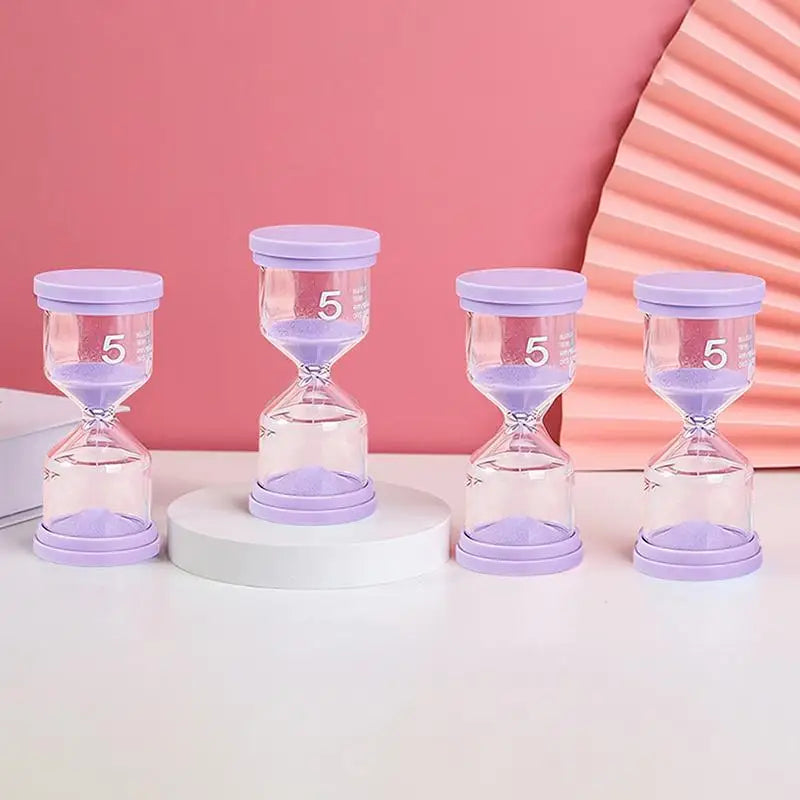 Rainbow Sand Timer 5 Min – Kids Hourglass for Class & Home Sand Timer Hourglass SPOT
