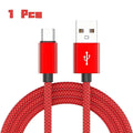 Nylon USB-A to USB-C Fast Charging Cable – 1M, 2M & 3M USB Charging Cable SPOT 1 Pcs RD 3m