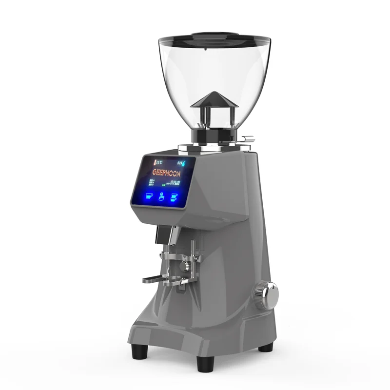 DUTRIEUX A80 Commercial Coffee Grinder – 1650g Hopper, 64mm Burrs Commercial Coffee Grinder SPOT Silver