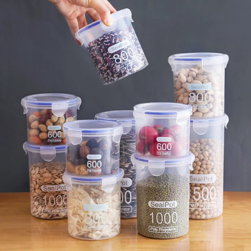 Transparent Sealed Food Storage Jar – Large Moisture-Proof Container Food Storage Container SPOT