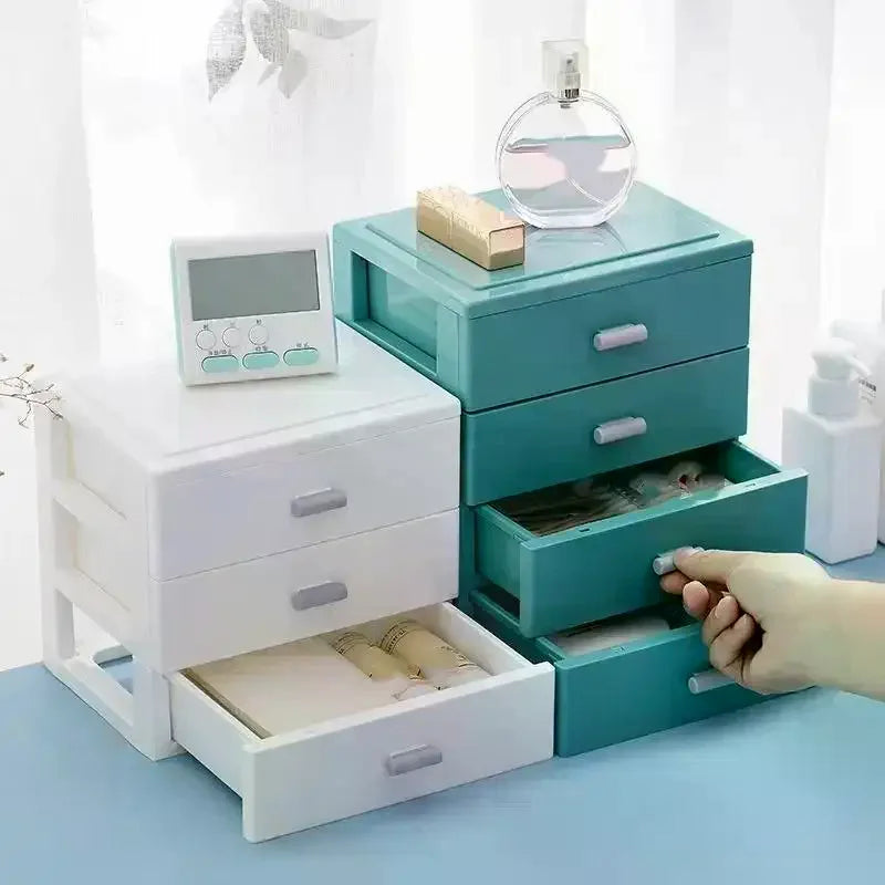 Stackable Plastic Desktop Drawer Organizer – Home & Office Desktop Drawer Organizer SPOT
