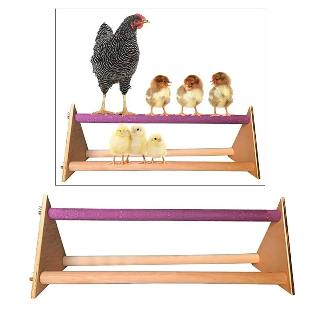 Wooden Parrot Perch Platform – Bird Climbing Exercise Stand Bird Perch Stand SPOT
