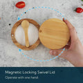 Bamboo Spice Jar with Magnetic Lid & Spoon – Food Safe Storage Spice Storage Jar SPOT Default Title