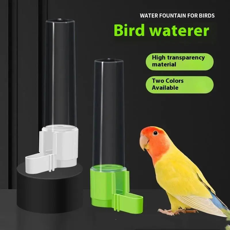Automatic Transparent Bird Water Dispenser & Feeder | Easy Clean Bird Water Dispenser SPOT