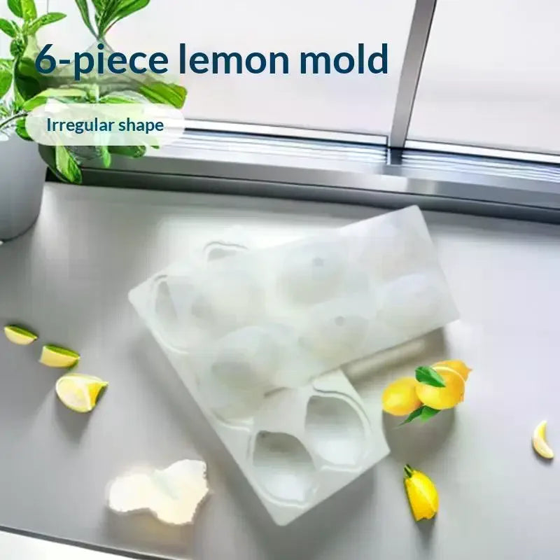 3D Lemon Silicone Mold – 6-Cavity Mousse & Dessert Baking Silicone Baking Mold SPOT