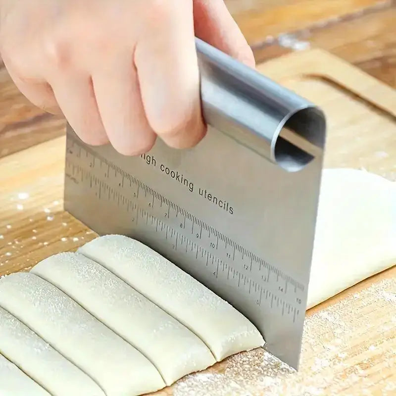 Stainless Steel Dough Scraper & Bench Scraper with Scale Dough Bench Scraper SPOT