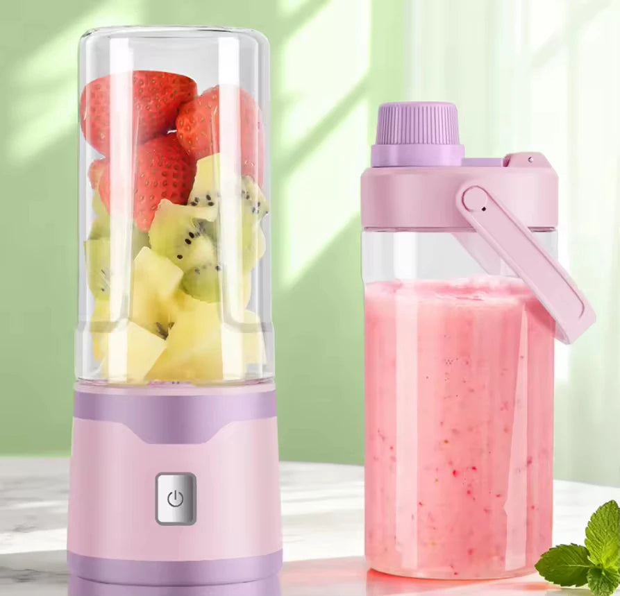 18-Blade Portable USB Rechargeable Juicer Blender Cup 500ML Portable Juicer Blender SPOT