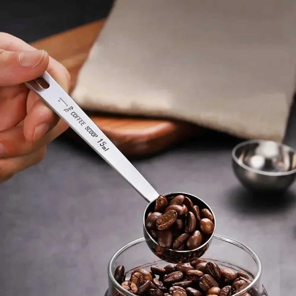 Stainless Steel Coffee Scoop & Measuring Spoon – Long Handle Coffee Measuring Scoop SPOT