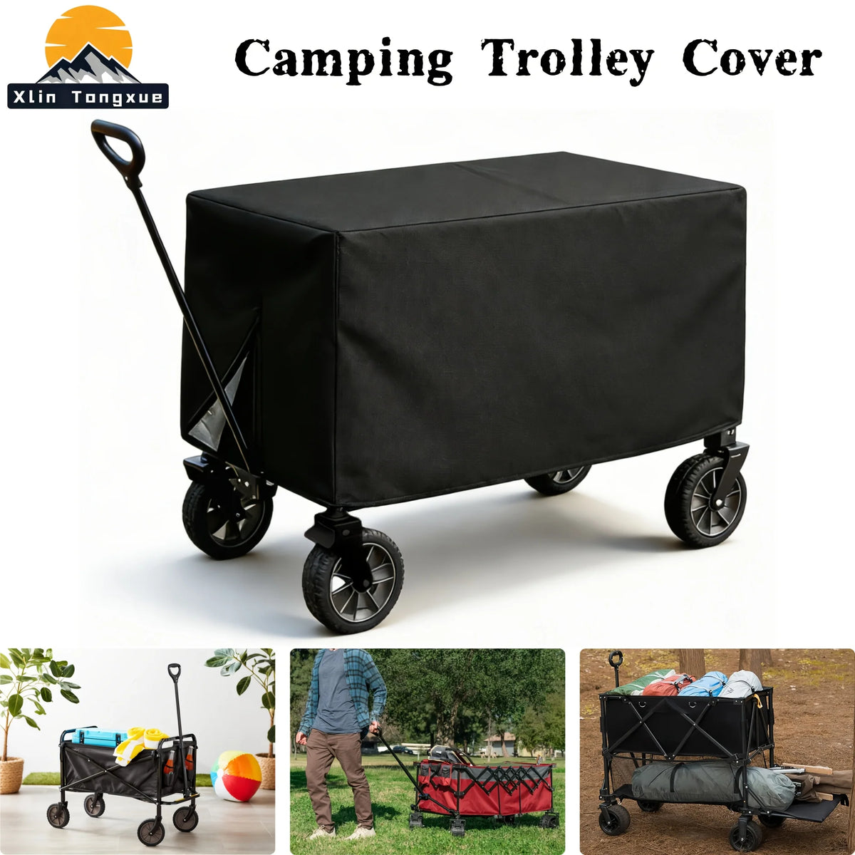 All-Weather Folding Trolley Cover – Universal Outdoor Protection Outdoor Trolley Cover SPOT