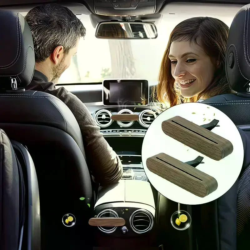Refillable Wooden Car Air Vent Diffuser Clip | Aromatherapy Car Vent Diffuser SPOT