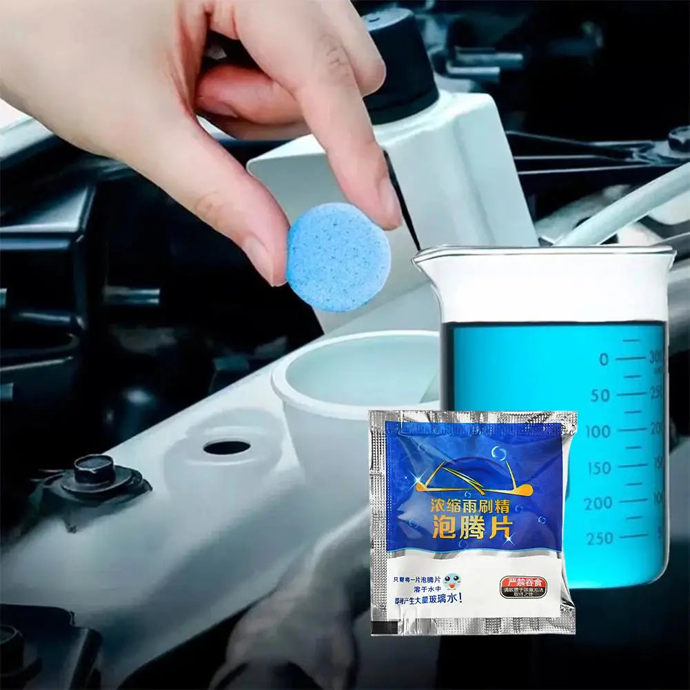 Car Windshield Cleaner Effervescent Tablets – 10/30/50 Pack Windshield Cleaner Tablets SPOT