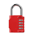Resettable 4-Digit Combination Padlock – Waterproof Heavy Duty Combination Padlock SPOT Red
