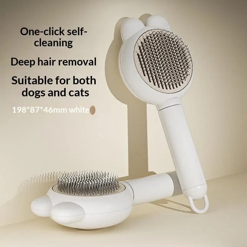 Self-Cleaning Pet Dematting Comb – Dog & Cat Grooming Brush Pet Grooming Comb SPOT A13