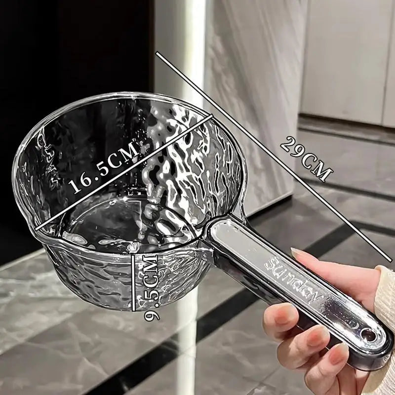 PP Glacier Texture Water Ladle – Non-Slip Kitchen & Camping Scoop Kitchen Water Ladle SPOT A2