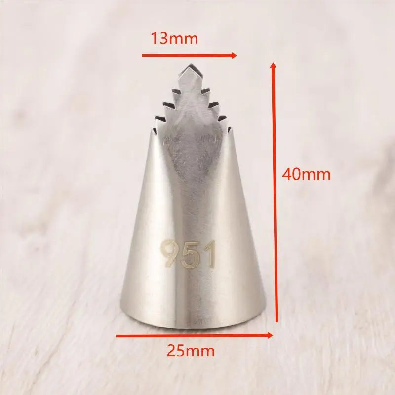 Stainless Steel Icing Piping Tips – Reusable Cake Nozzles Cake Decorating Nozzle SPOT A42
