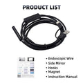 360° Articulating Borescope 1080P 6mm | 4.3" LCD Inspection Camera Articulating Inspection Camera SPOT No screen 2m