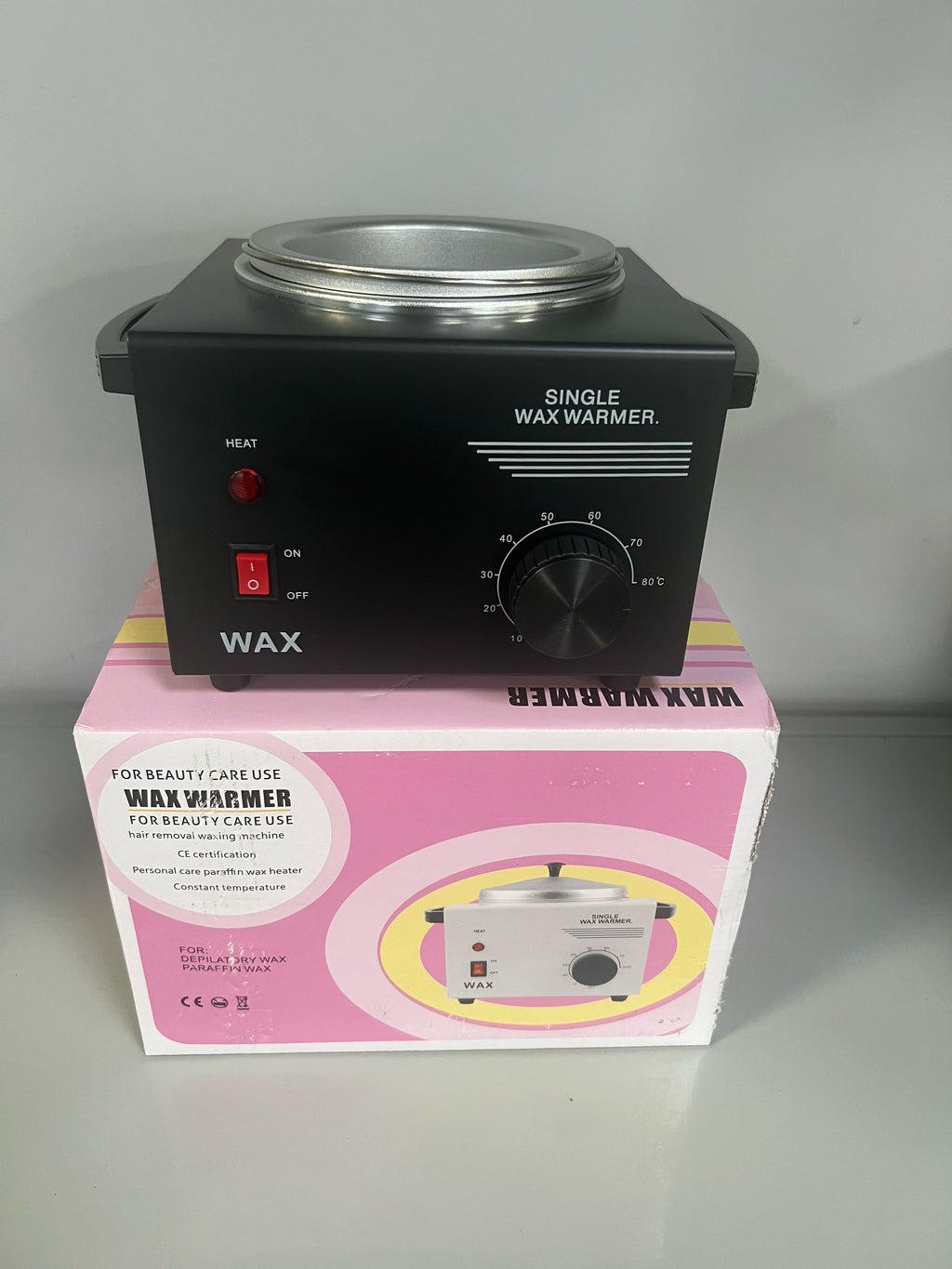 500CC Stainless Steel Wax Warmer – Professional Wax Heater Wax Warmer SPOT Black