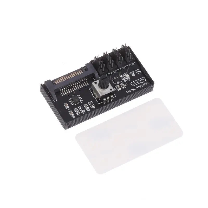 PWM Fan Speed Controller Hub – 4 & 6 Way SATA 4-Pin 60W PWM Fan Hub Controller SPOT 4-Way