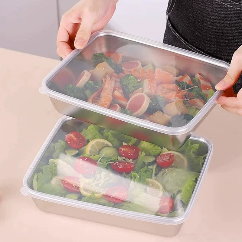Stainless Steel Food Storage Container with Magnetic Lid Food Storage Container SPOT