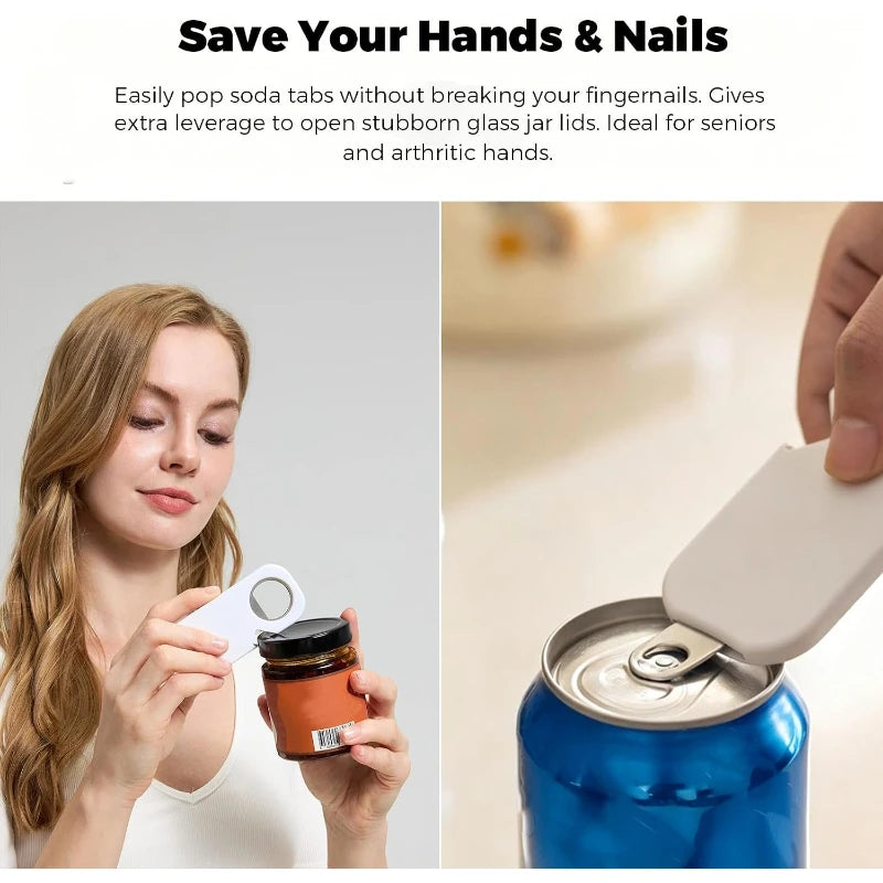 Magnetic Fridge Bottle Opener – Stainless Steel Beer & Soda Cap Magnetic Bottle Opener SPOT