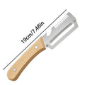 3-in-1 Stainless Steel Vegetable Peeler Set – Wooden Handle Vegetable Peeler Set SPOT a