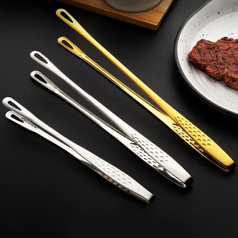 Stainless Steel BBQ Tongs – Long Handle, Non-Slip Kitchen Tongs Kitchen Tongs SPOT