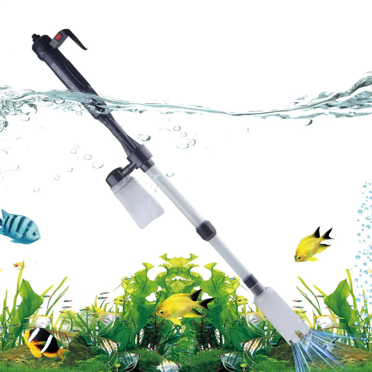 Electric Aquarium Gravel Vacuum – USB Fish Tank Cleaner Aquarium Gravel Vacuum SPOT