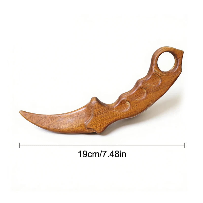 Golden Sandalwood Claw Knife Wooden Carved Ornament | Home Decor Wooden Carved Ornament SPOT
