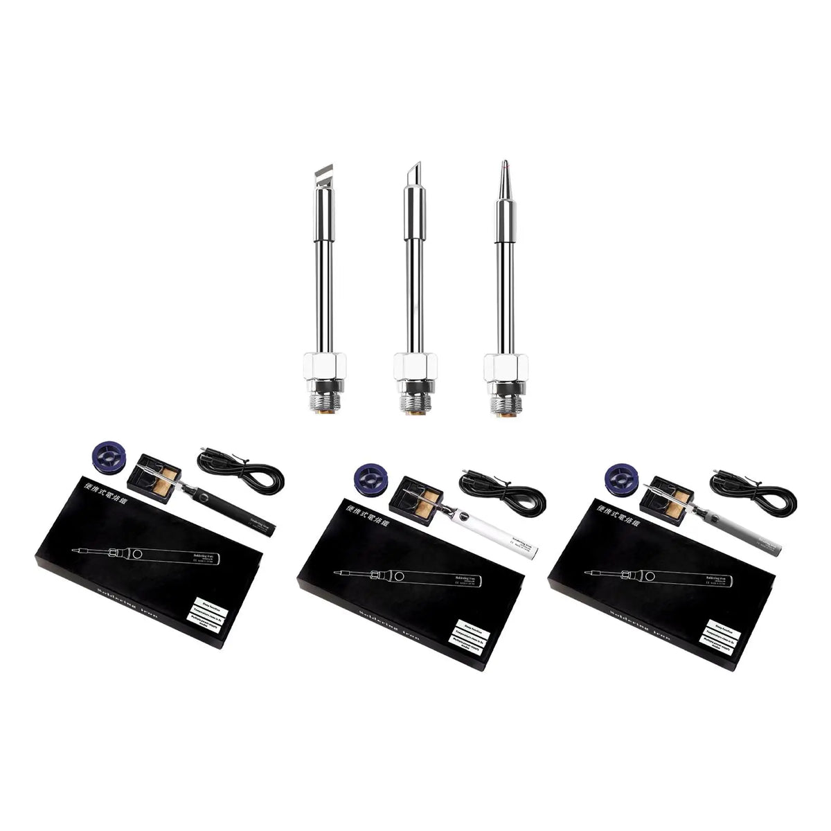 USB Electric Soldering Iron Kit – 5V Adjustable Temp 330–450°C Soldering Iron Kit SPOT