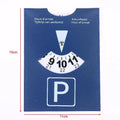 PU Leather Parking Disc – 4-Language European Arrival Timer Parking Disc SPOT A1