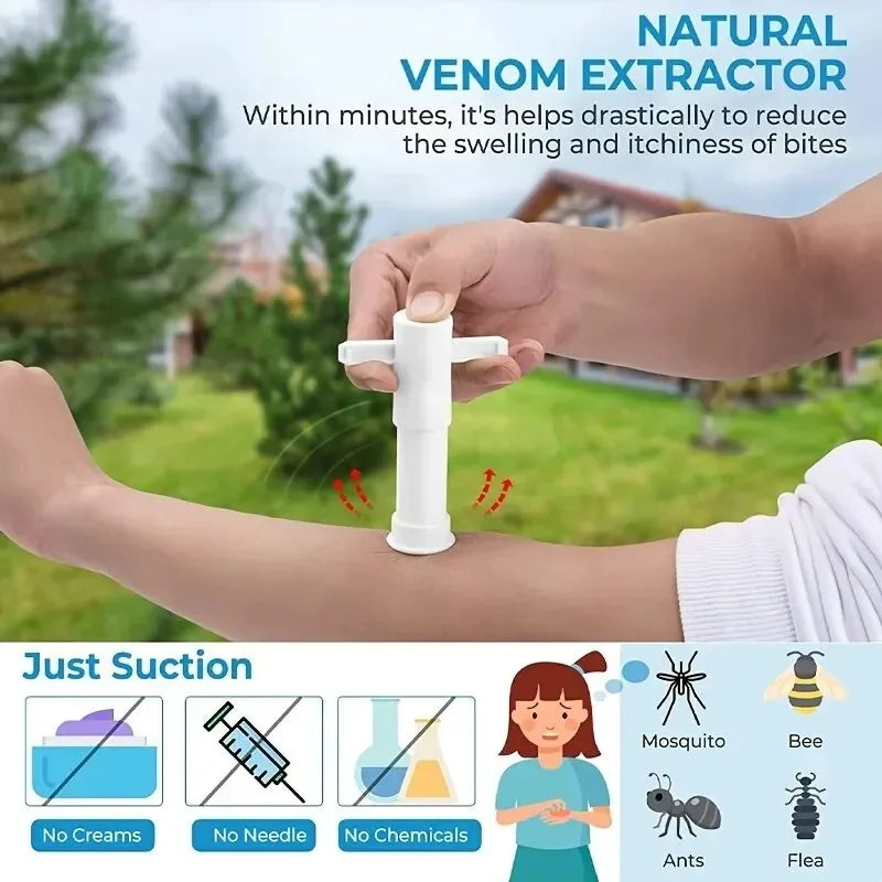 Bug Bite Suction Tool – Portable Venom Extractor for Outdoors Bite Suction Tool SPOT