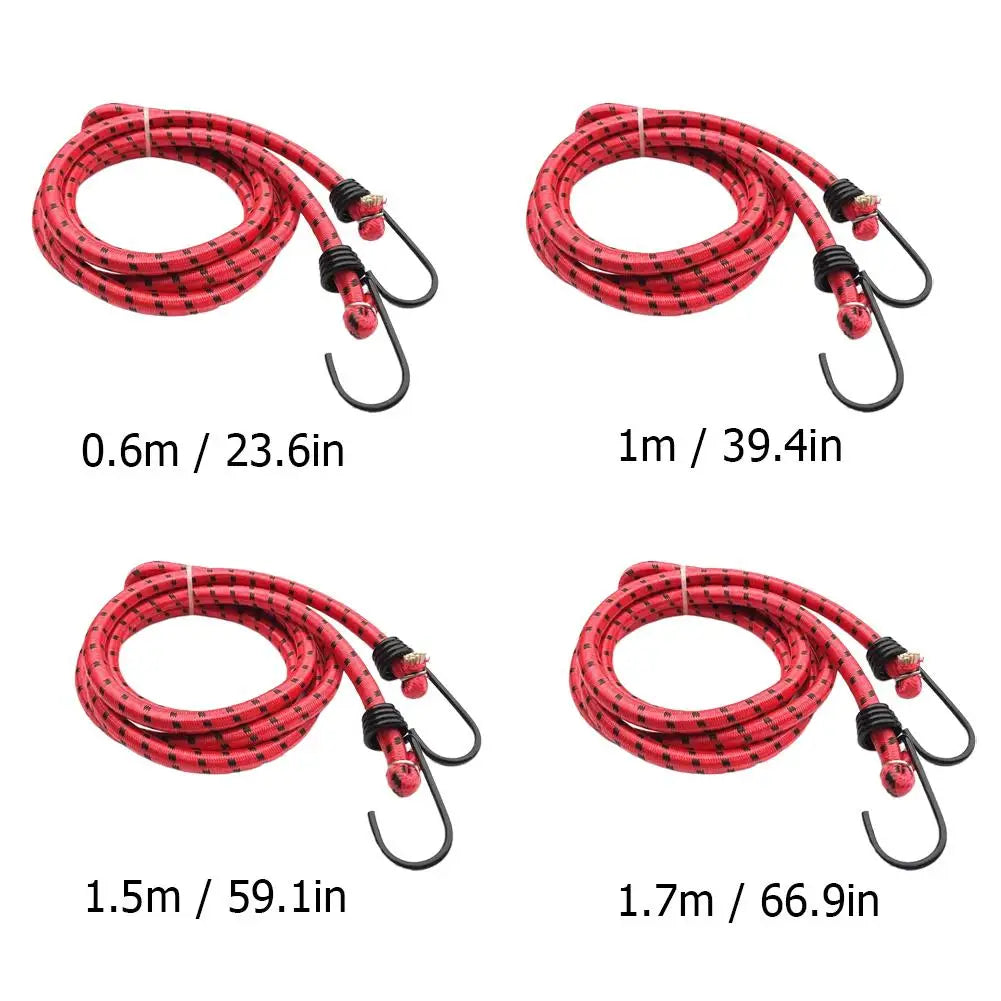 Elastic Bungee Cord with Metal Hooks – Motorcycle Cargo Strap Bungee Cargo Strap SPOT