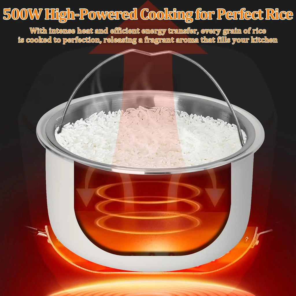 DUTRIEUX Digital Mini Rice Cooker – Non-Stick Multi-Function Mini Rice Cooker SPOT