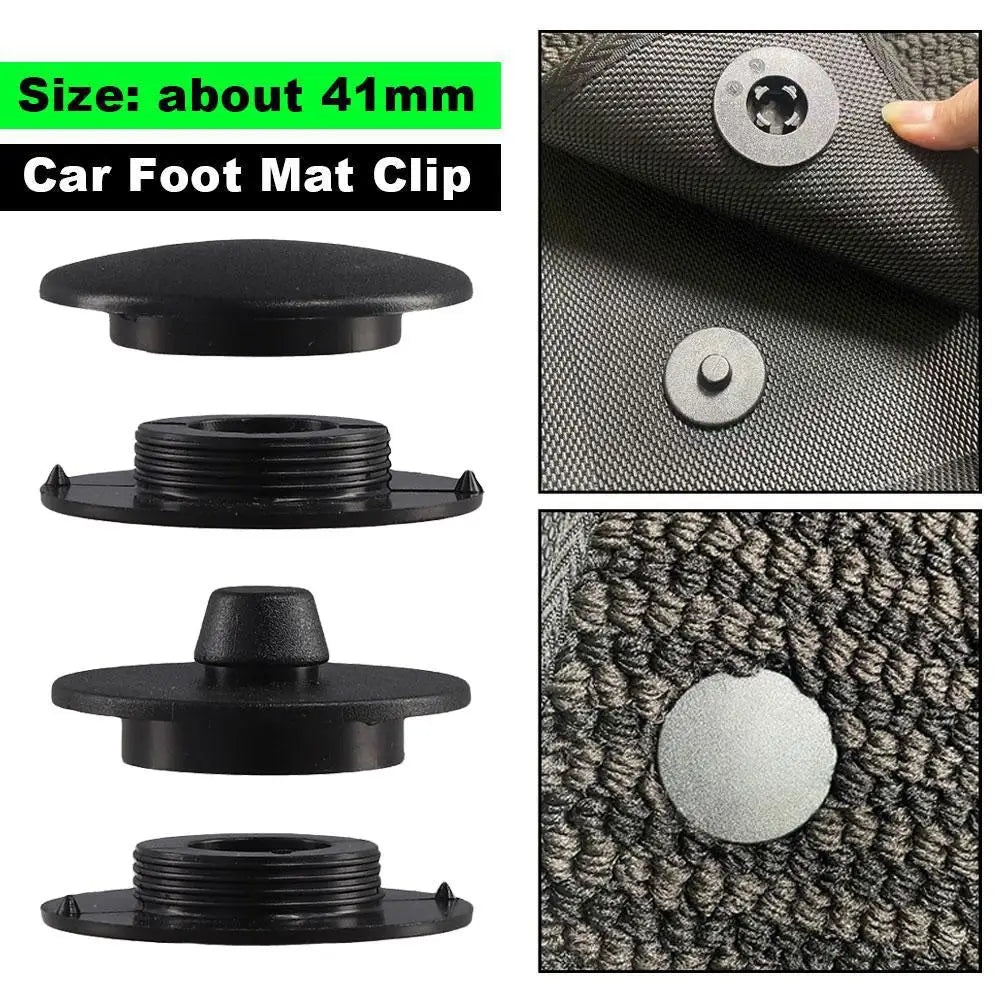 Universal Car Floor Mat Anti-Skid Clips – 4-Pack ABS Grippers Car Mat Clips SPOT