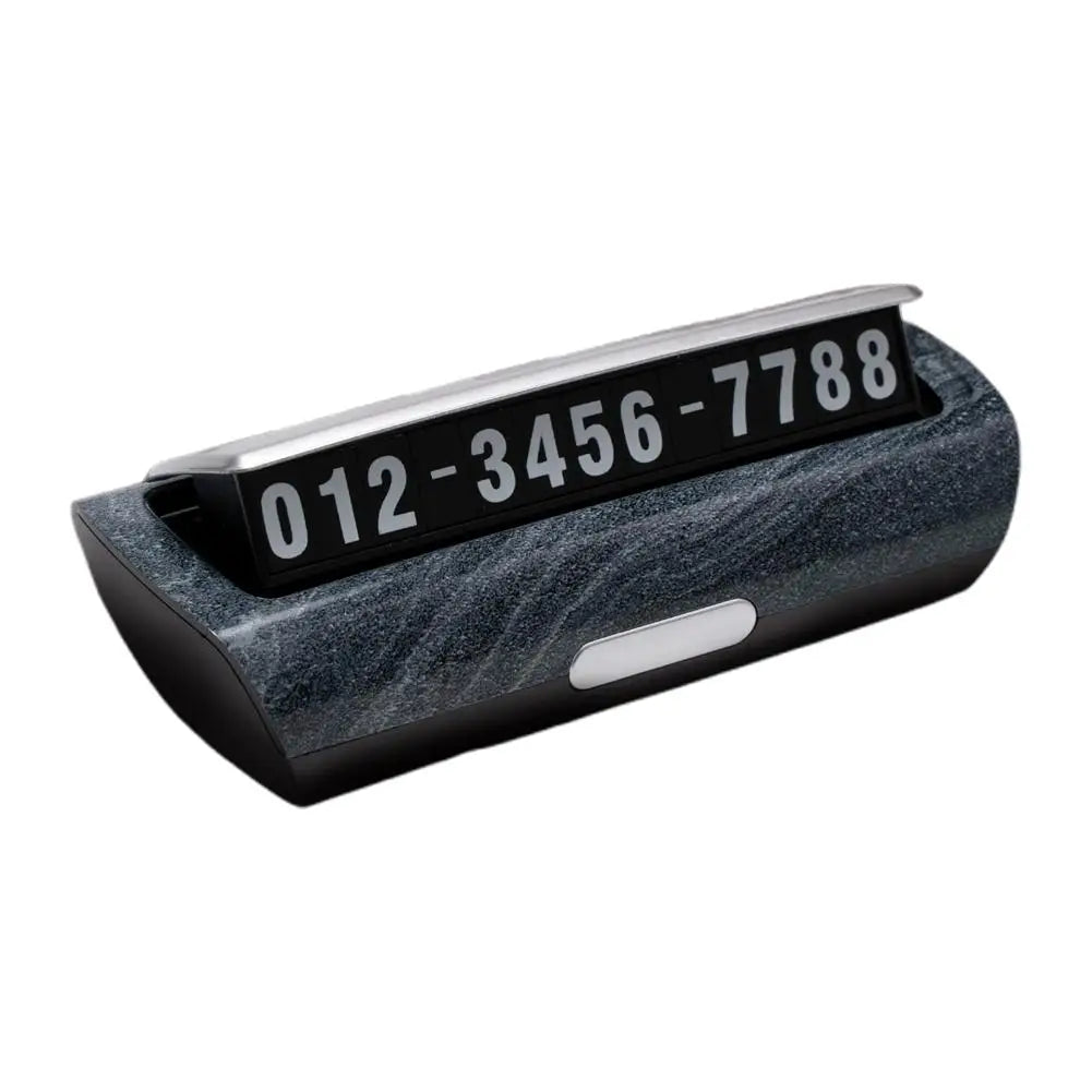 Temporary Parking Card with Hidden Phone Number – Dashboard Sign Parking Dashboard Sign SPOT D