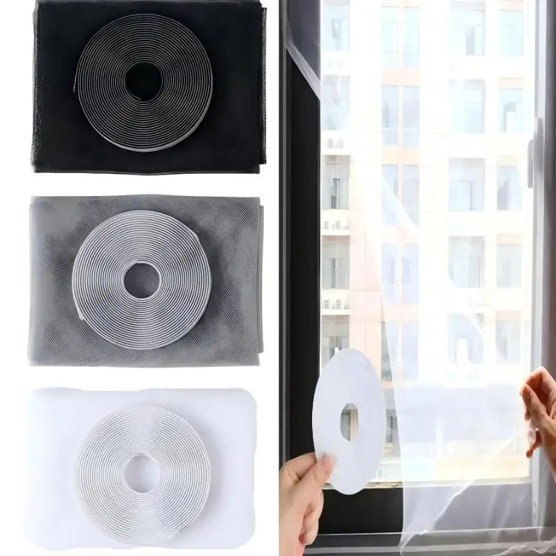 Cut-to-Fit Window Insect Screen – No-Drill Velcro Install Window Insect Screen SPOT