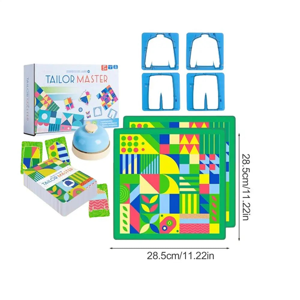 Tailor Master Matching Game – Montessori Educational Toy Educational Board Game SPOT Advanced version