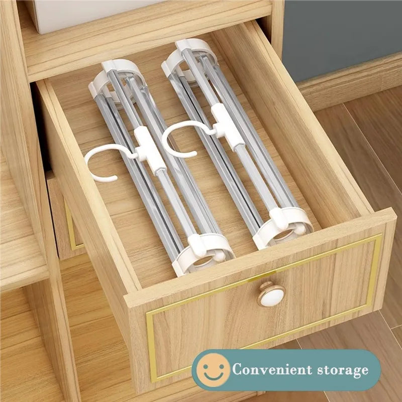 Foldable Multi-Layer Pants Hanger – Non-Slip Space-Saving Rack Pants Hanger Rack SPOT