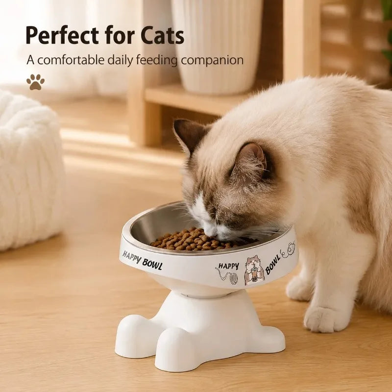 Elevated Stainless Steel Pet Bowl – Anti-Slip Cats & Dogs Elevated Pet Bowl SPOT