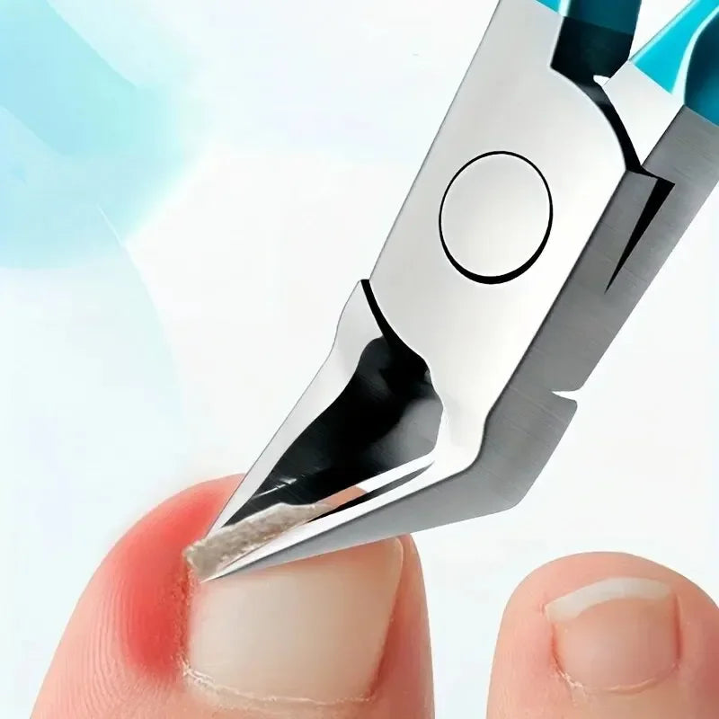 Angled Curved Toenail Clipper – Spring Grip Toe Nipper Nail Clipper SPOT