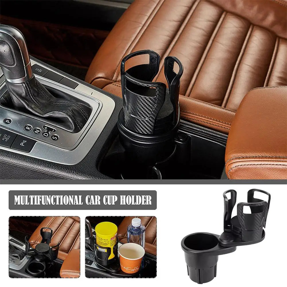 2-in-1 Adjustable Car Cup Holder Expander & Dual Adapter Cup Holder Expander SPOT